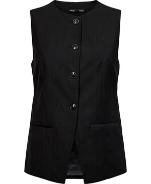 Waistcoat with buttons and pockets