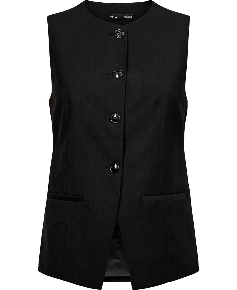 Waistcoat With Buttons And Pockets