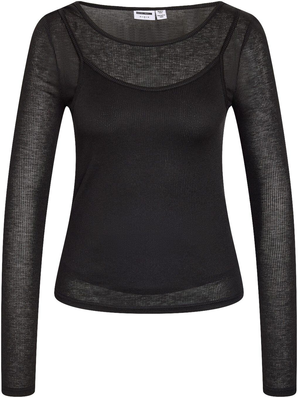 NMNUSA L/S DOUBLELAYER TOP