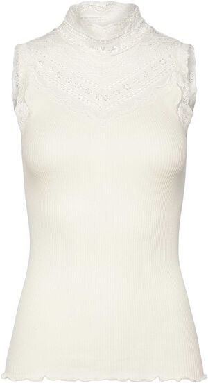 Silk top w/ lace