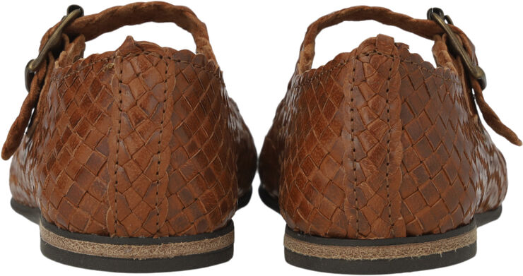 Håndflettet Mary Jane ballerina