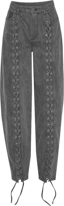 Denim Laced Leg Pants