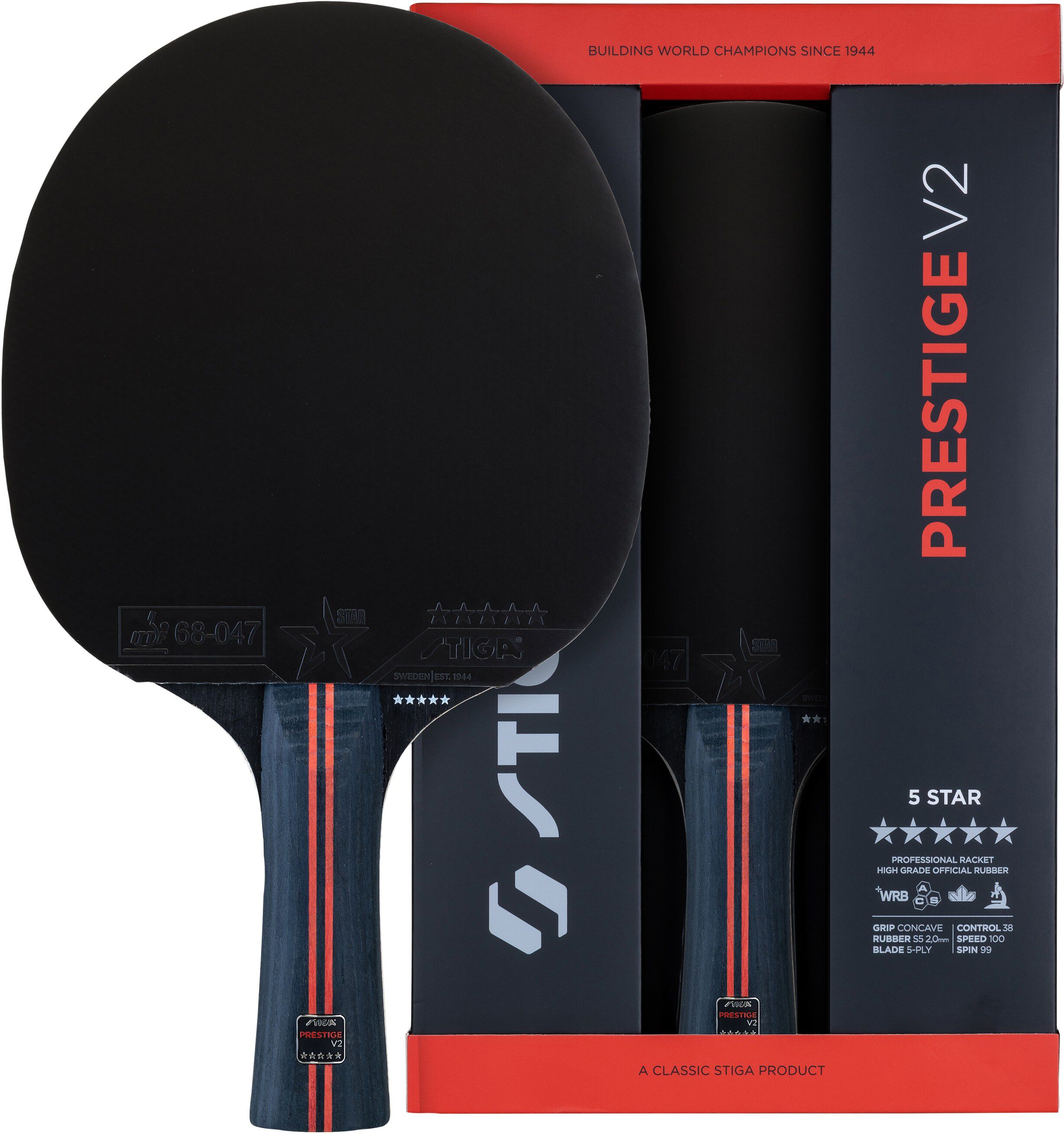 Prestige V2 5-Star Bordtennisbat