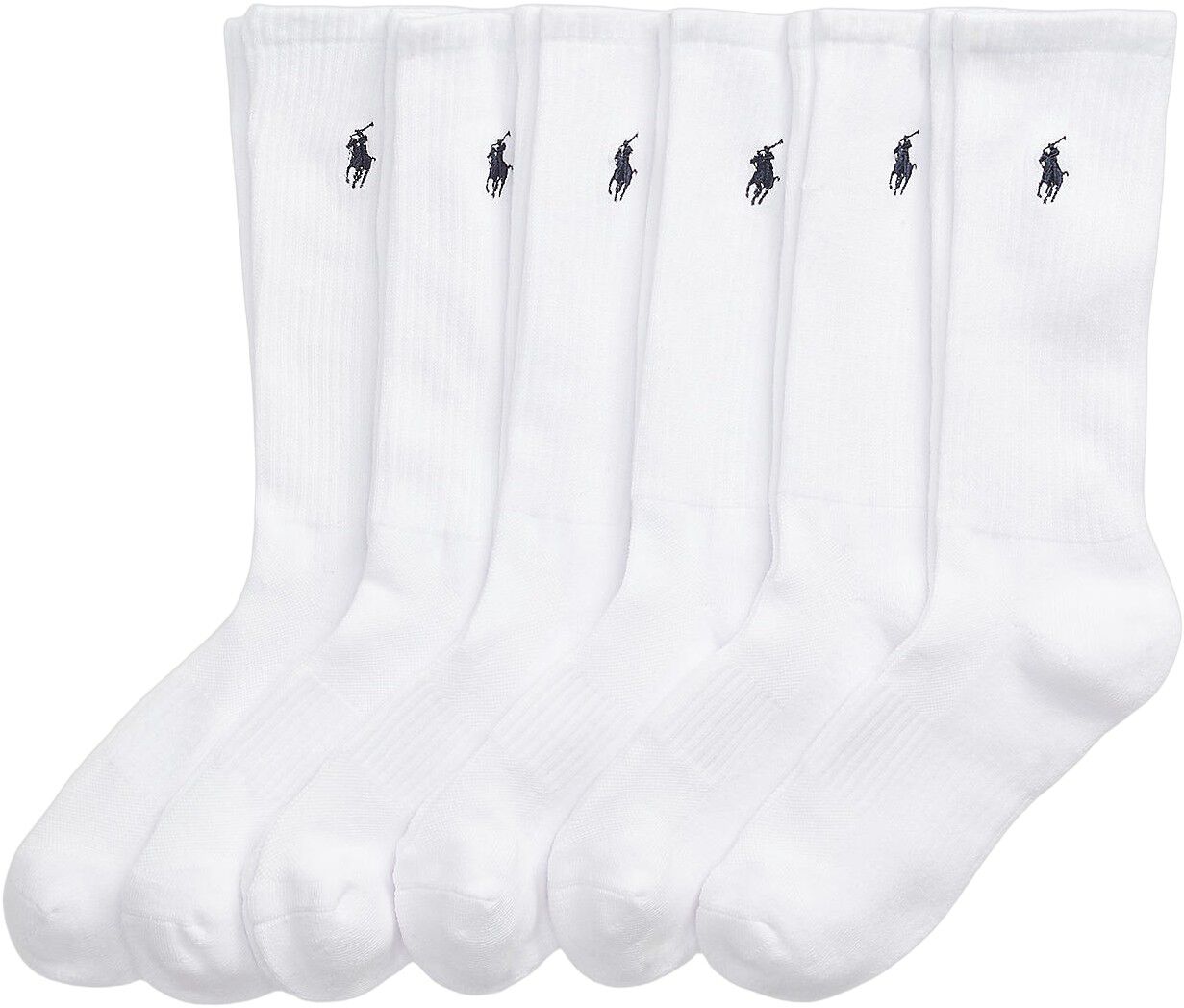 Cotton-Blend Crew Sock 6-Pack