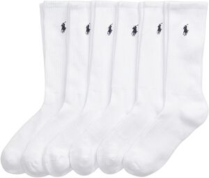 Cotton-Blend Crew Sock 6-Pack
