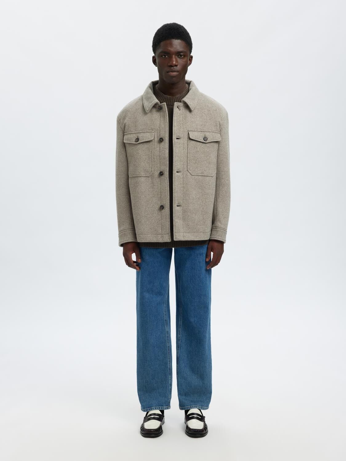 SLHCALLE RELAXED CASHMERE BLEND CRE