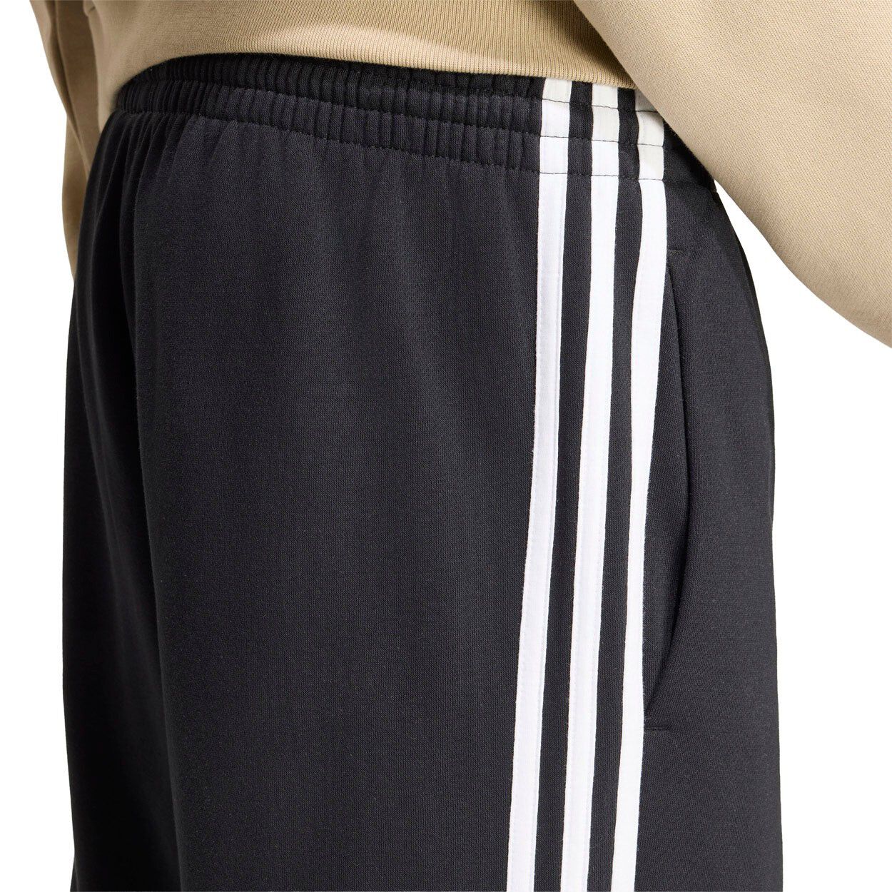 Essentials 3-Stripes Fleece Tapered Bukser
