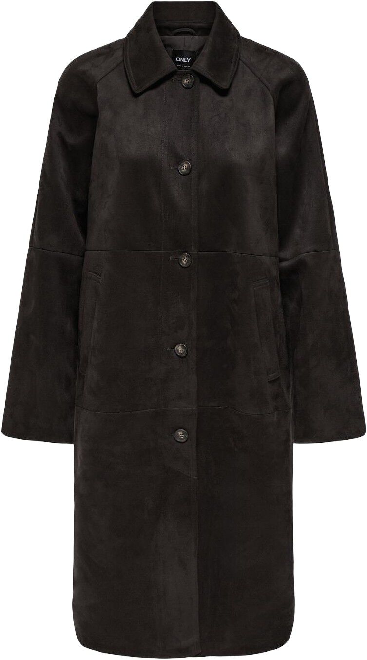 Onlcarolina Long Faux Suede Coat Otw