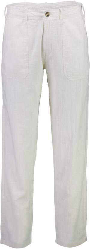 Linen blend herringbone pants