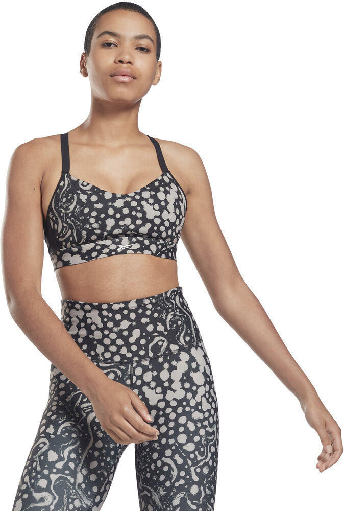 Lux Strappy Modern Safari Print sports bh
