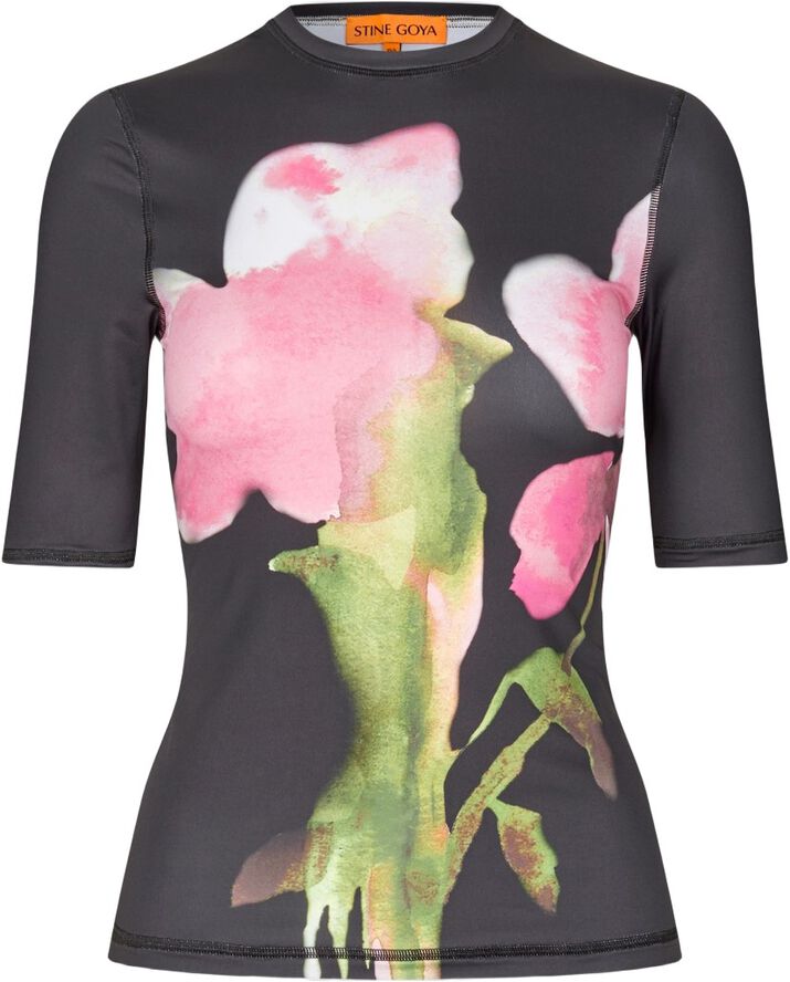 2244 Stocking Jersey, Elastic Short Sleeve T-Shirt