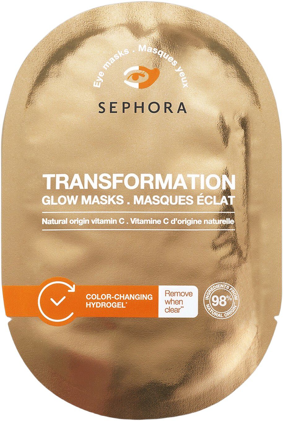 Forvandlende masker - Hydrogel &oslash;jenmasker - C-vitamin