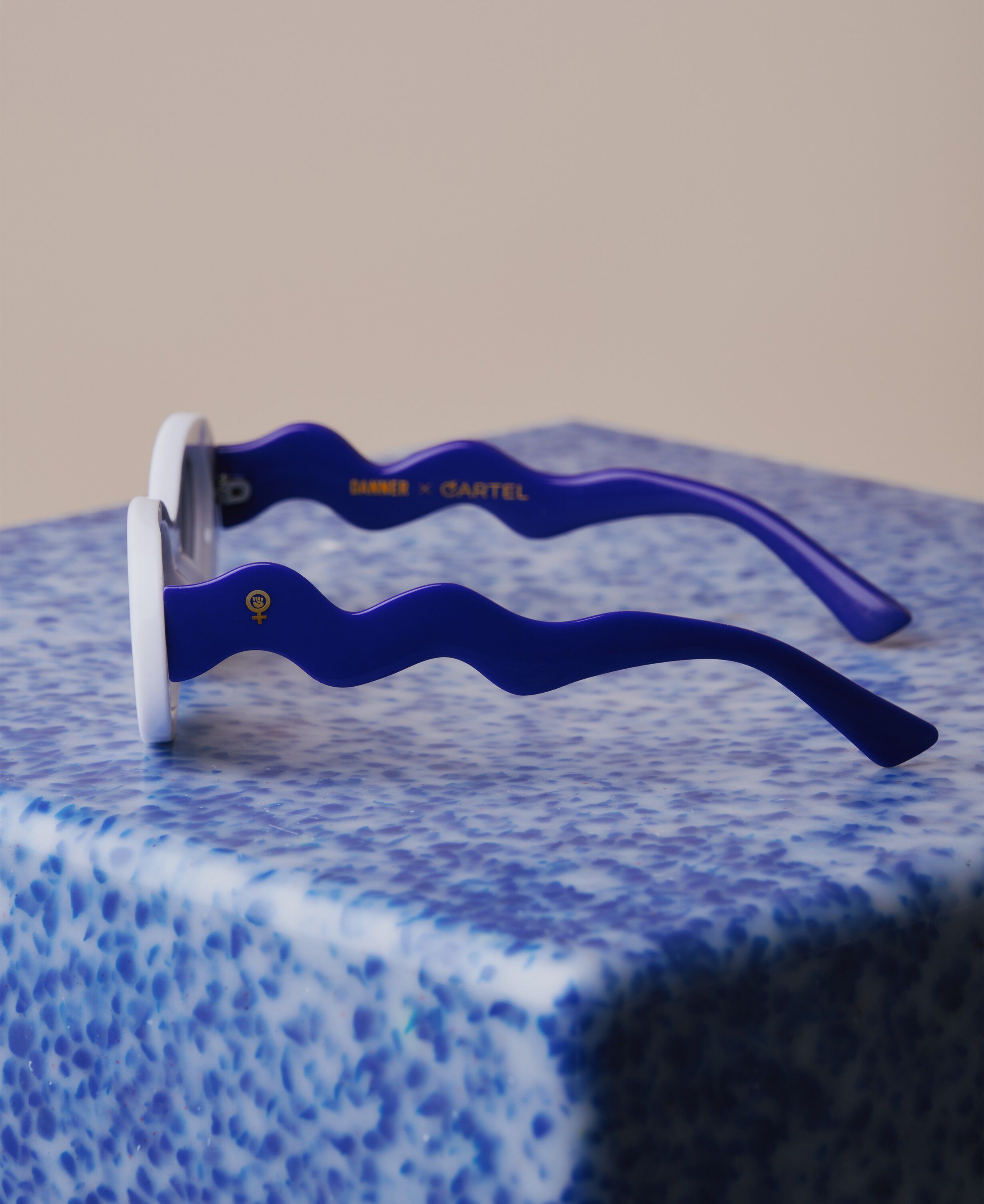 Danner x Cartel Oval Sunnies - Shell/CartelBlue