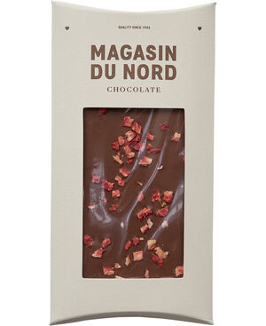 Plade, Mælkechokolade m/ jordbær 90 g