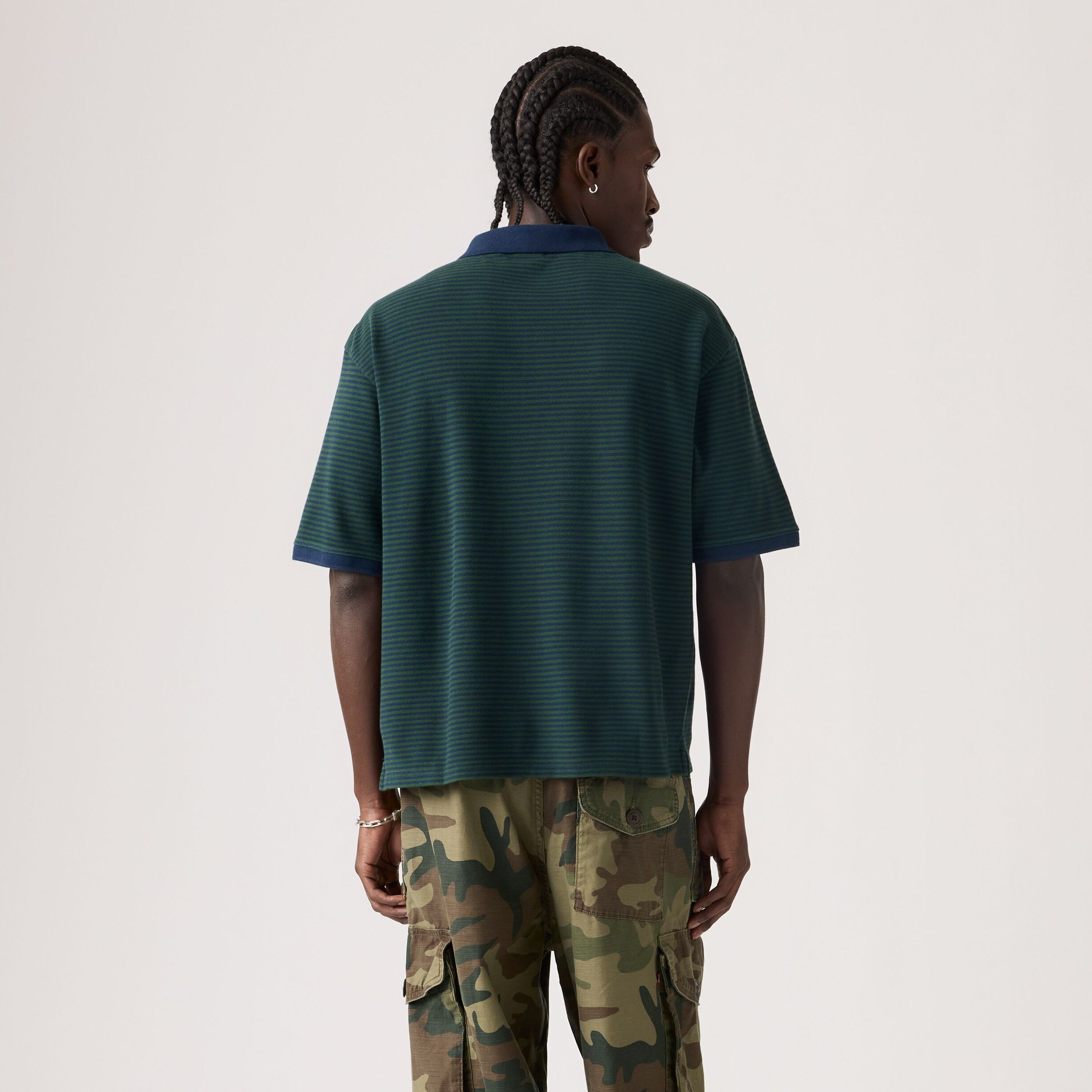 FINN BOXY POLO EUAN STRIPE SYC