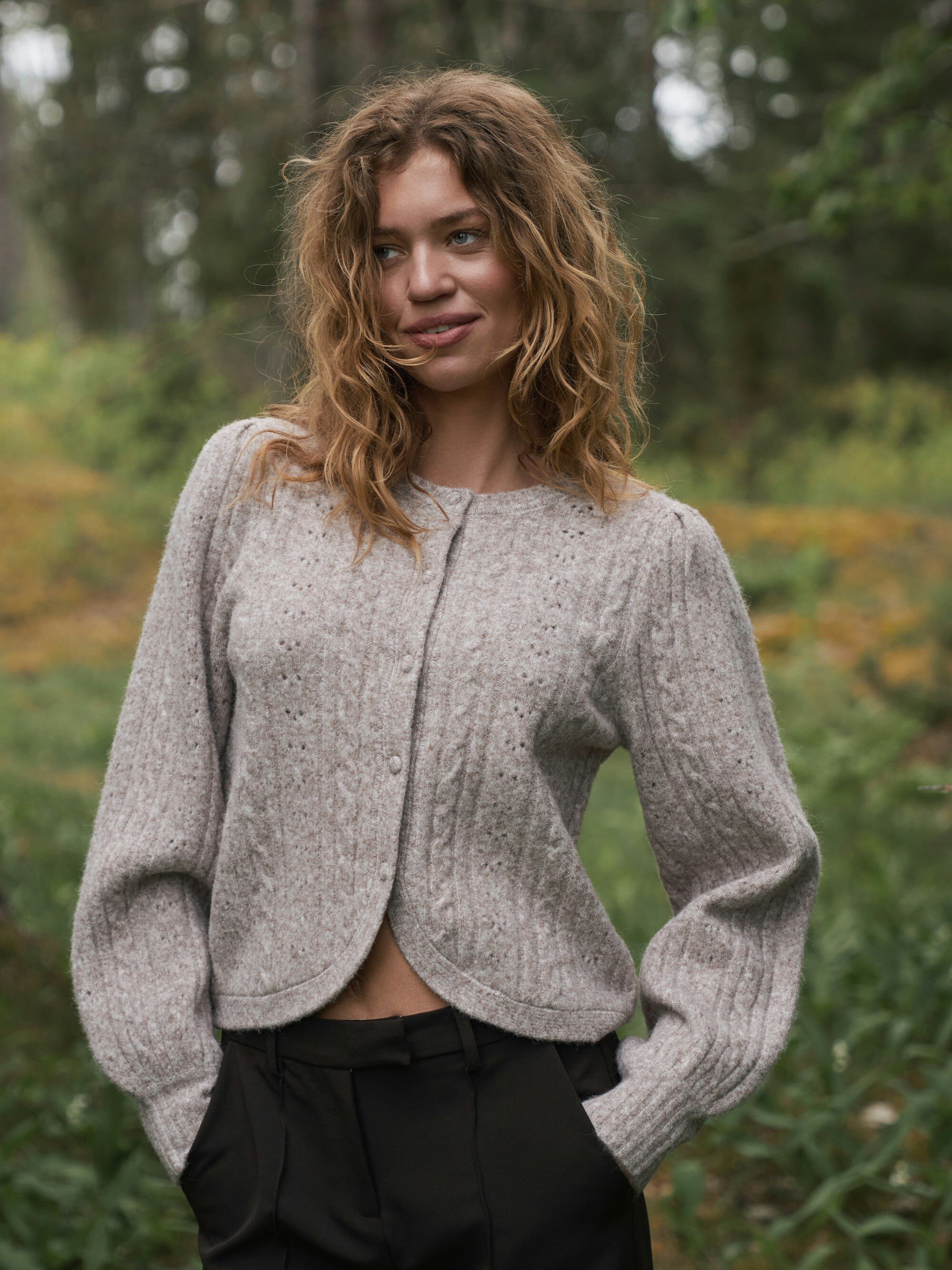 Koteas Cable Knit Cardigan