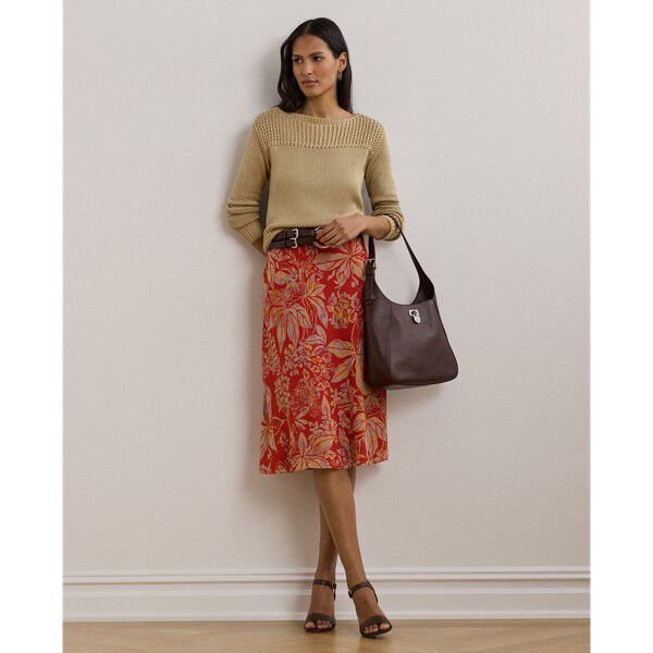 Cotton-Blend Boatneck Sweater