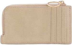 Hammered leather effect card holder