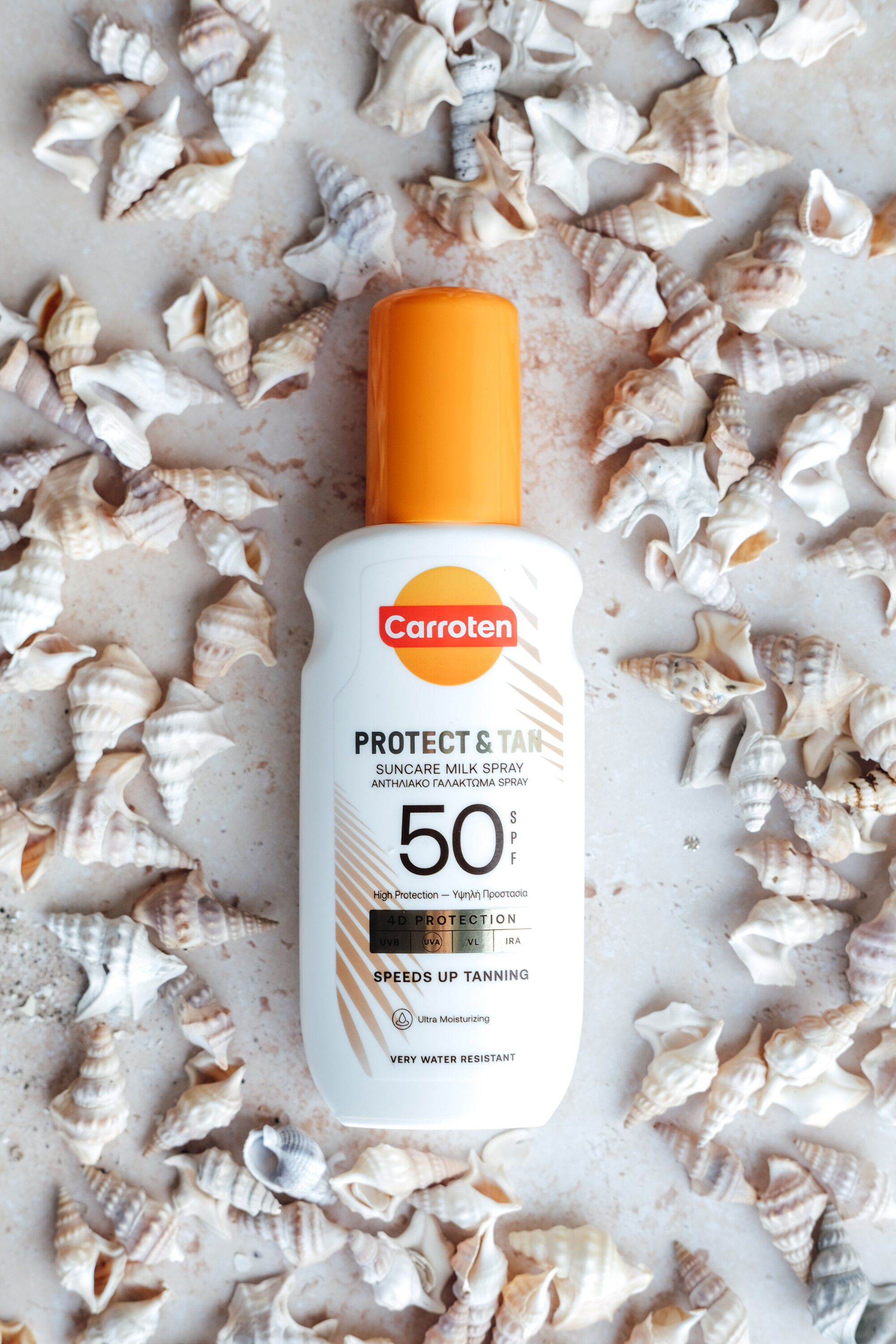 Carroten Protect & Tan Body Milk Spray SPF 50