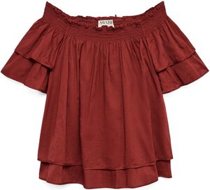 AWBELLE SS BOATNECK TOP