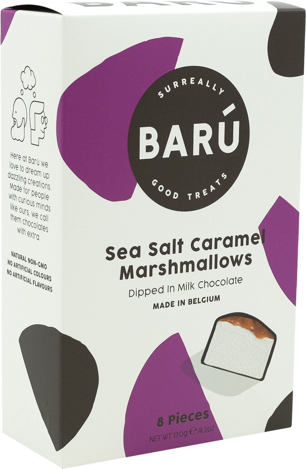 Marshmallows Milk Choc Sea Salt Caramel 120g