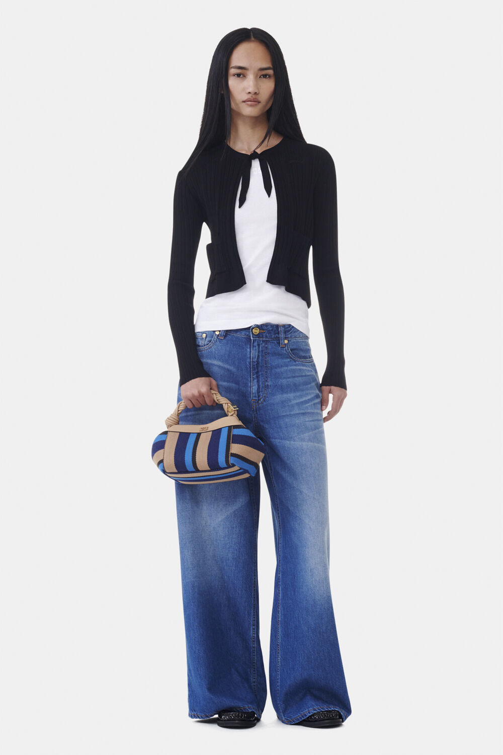 Light Viscose Rib Cardigan