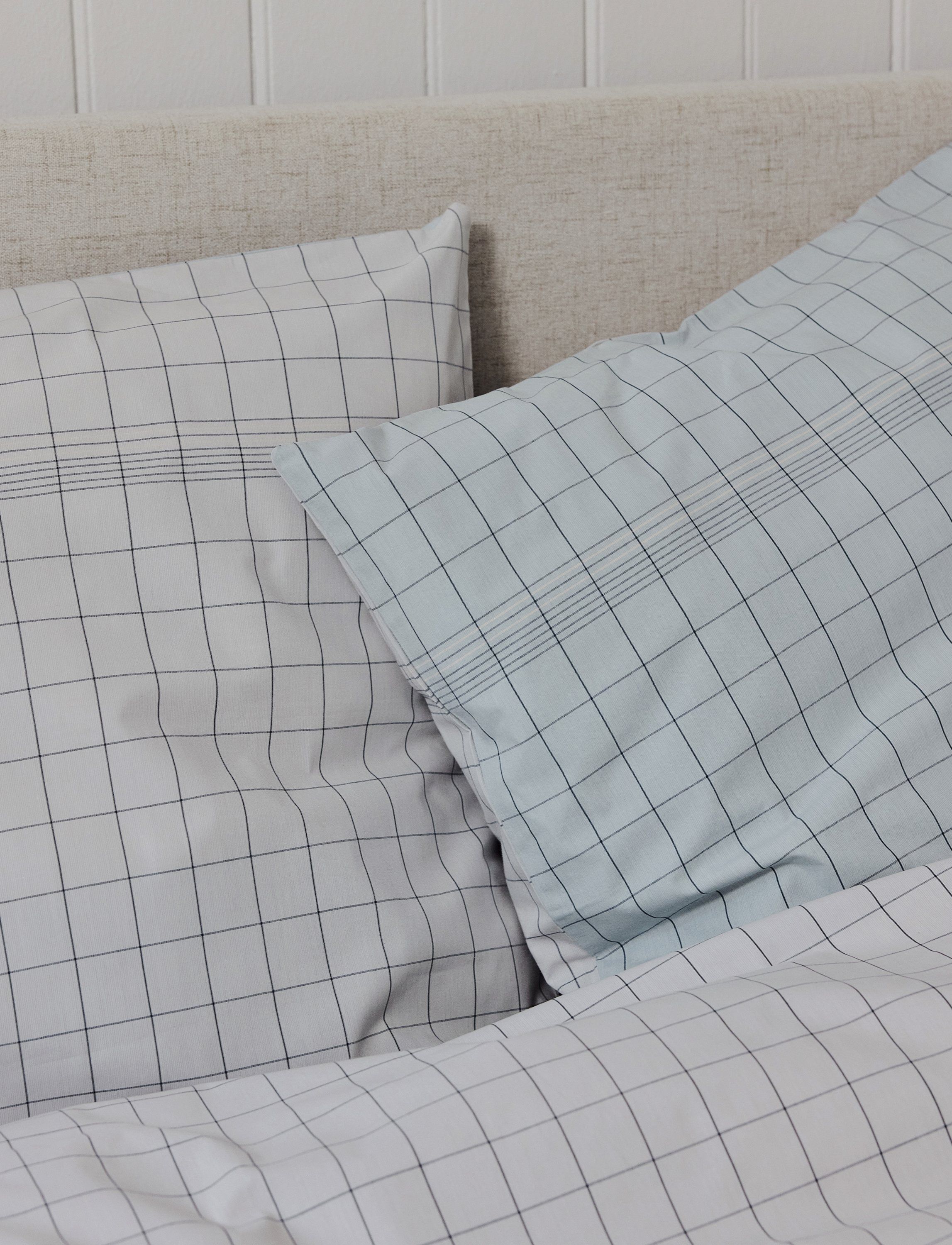 Vibeke Klint senget&oslash;j 140x220 cm/50x70 cm blue