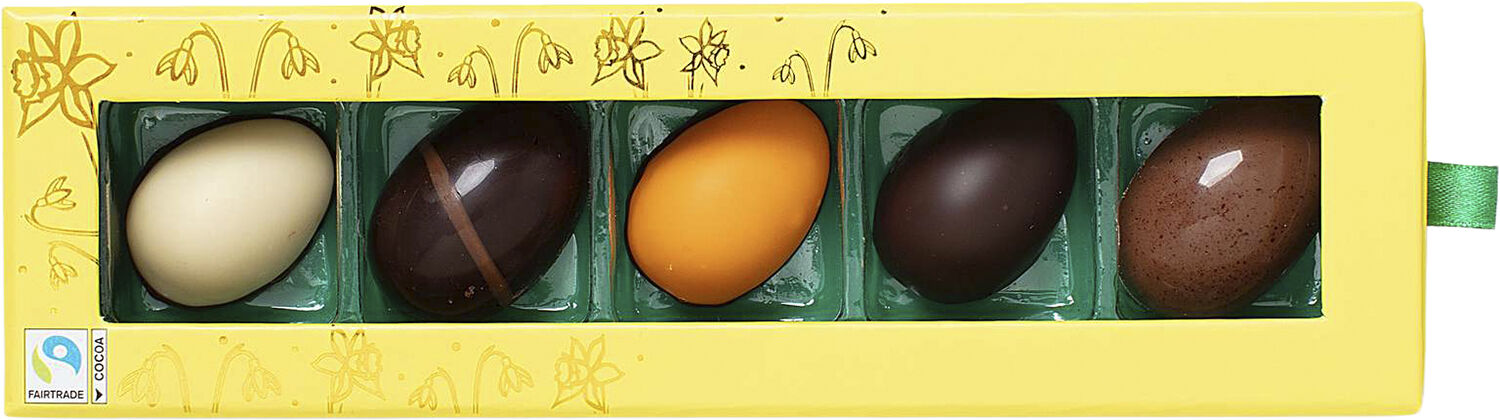 5 Fyldte &aelig;g i &aelig;ske