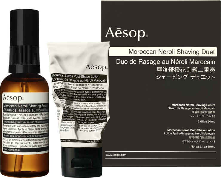 Moroccan Neroli Shaving Duet
