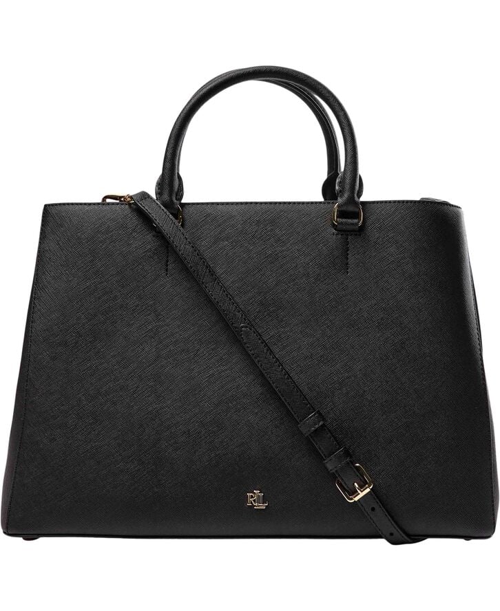Crosshatch Leather Large Hanna Satchel