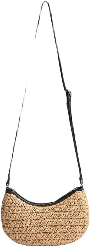 Denela Cross. Bag, Raffia