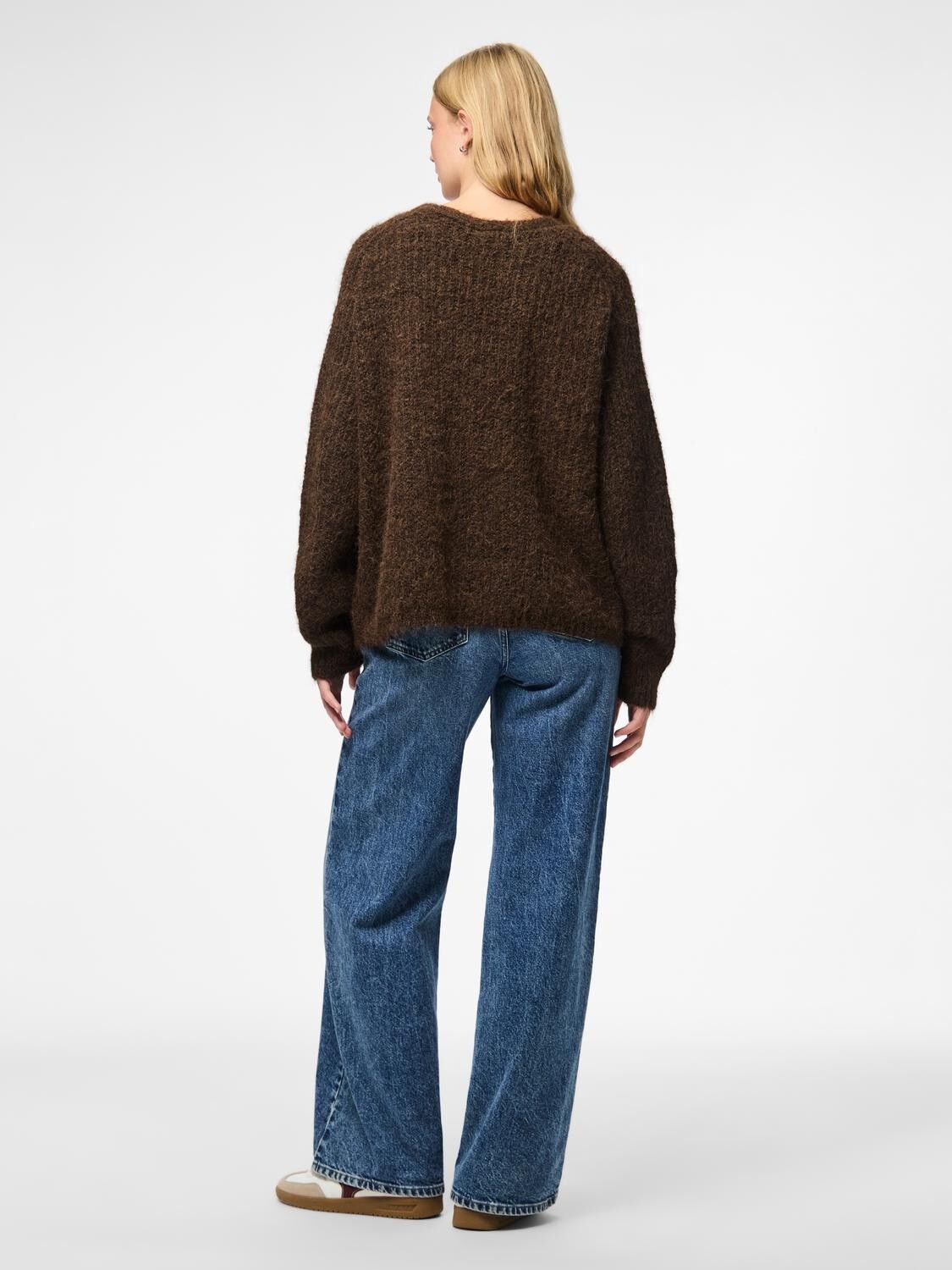 PCCLEO LS V-NECK KNIT CARDIGAN NOOS