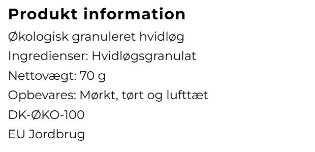 Italiensk Hvidl&oslash;g