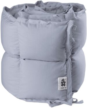 Sengerand, kapok, halv l&aelig;ngde, dusty blue
