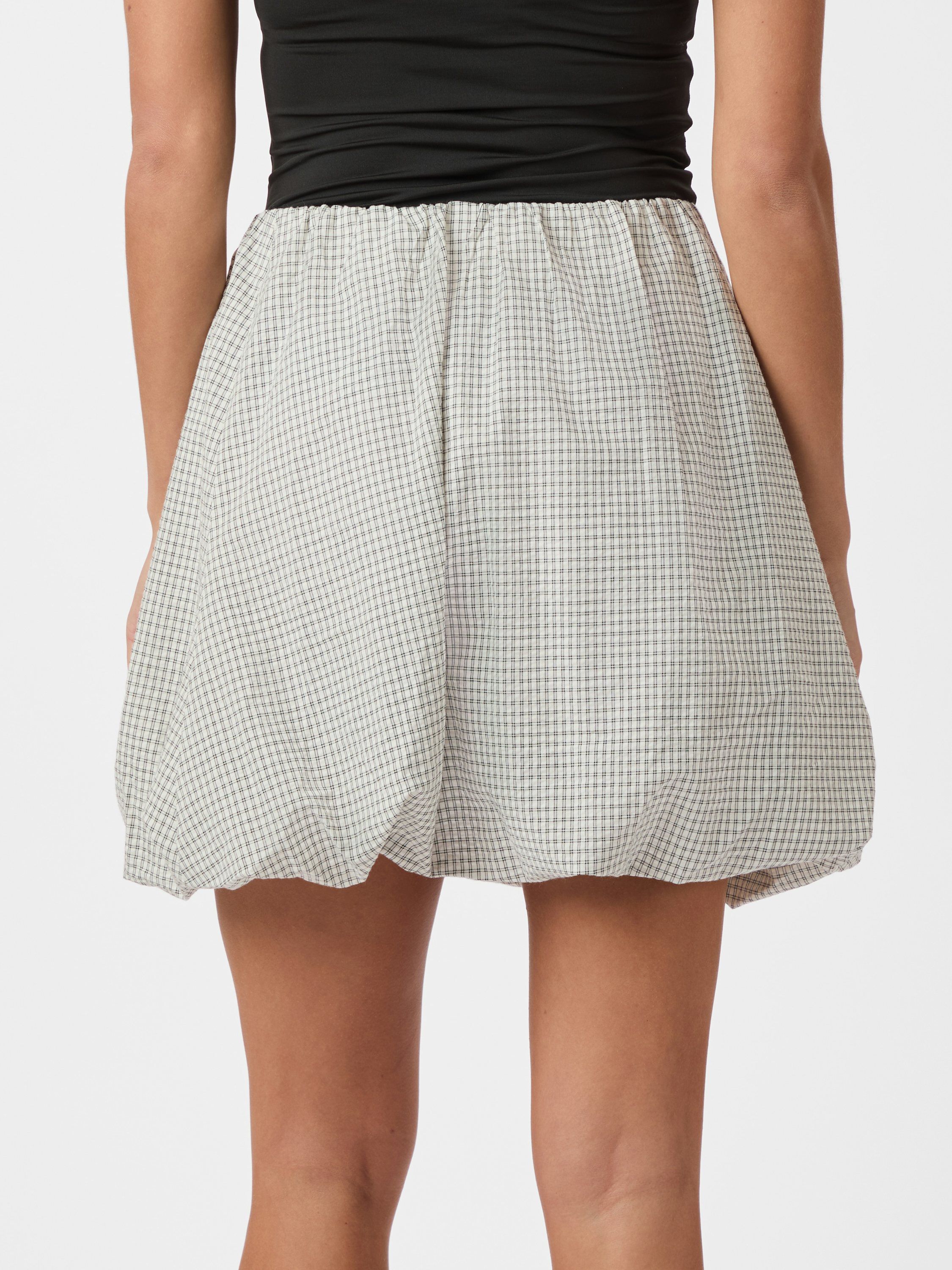 Stela Small Check Skirt