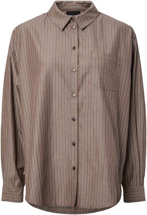 PCEMMY LS LOOSE SHIRT WVN D2D