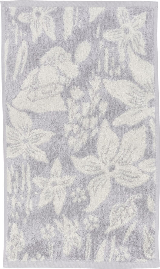 Mumi håndklæde 30x50 Lilje grå
