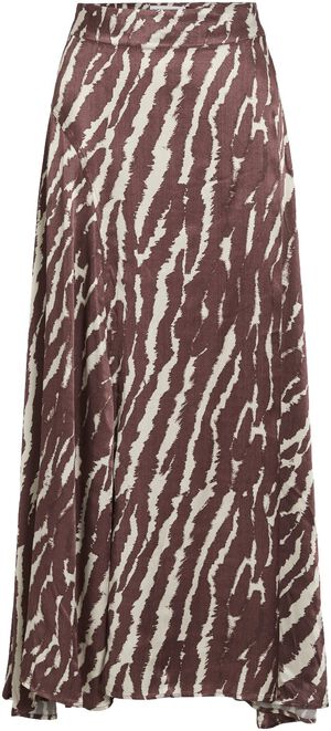 ROUSHIANA HW PRINTED MIDI SKIRT