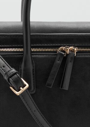 Handbag with zips