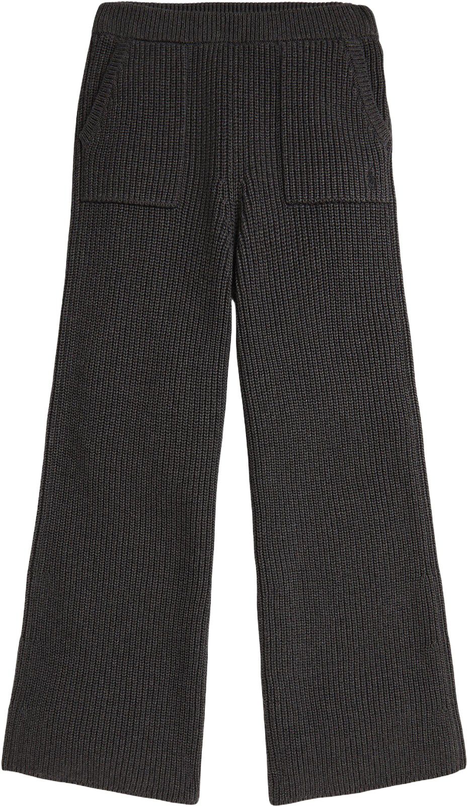 Cotton Wide-Leg Sweater Pant