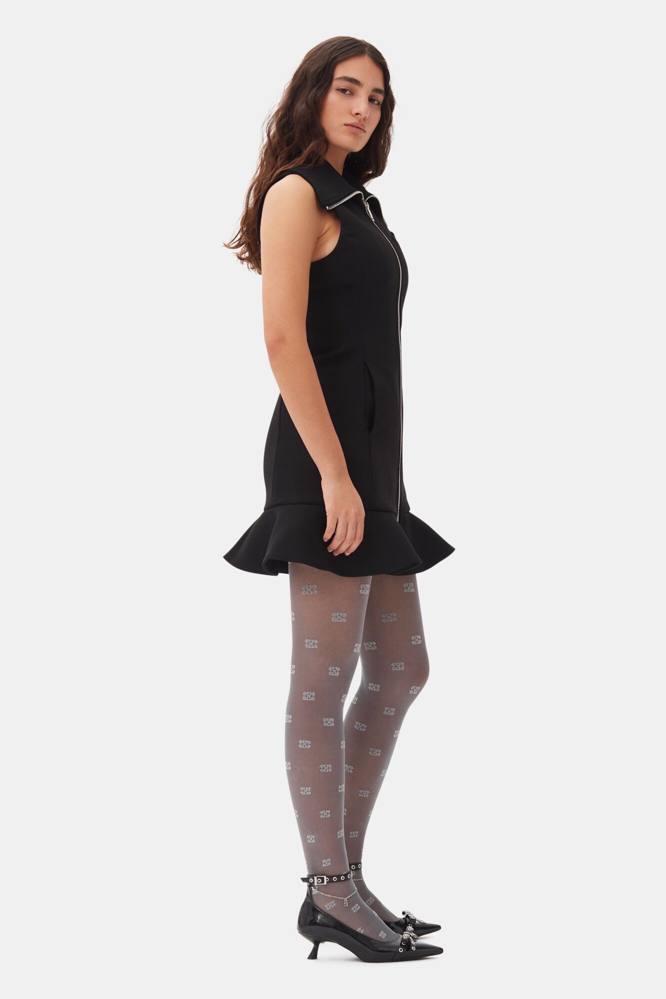 Bonded Crepe Mini Dress