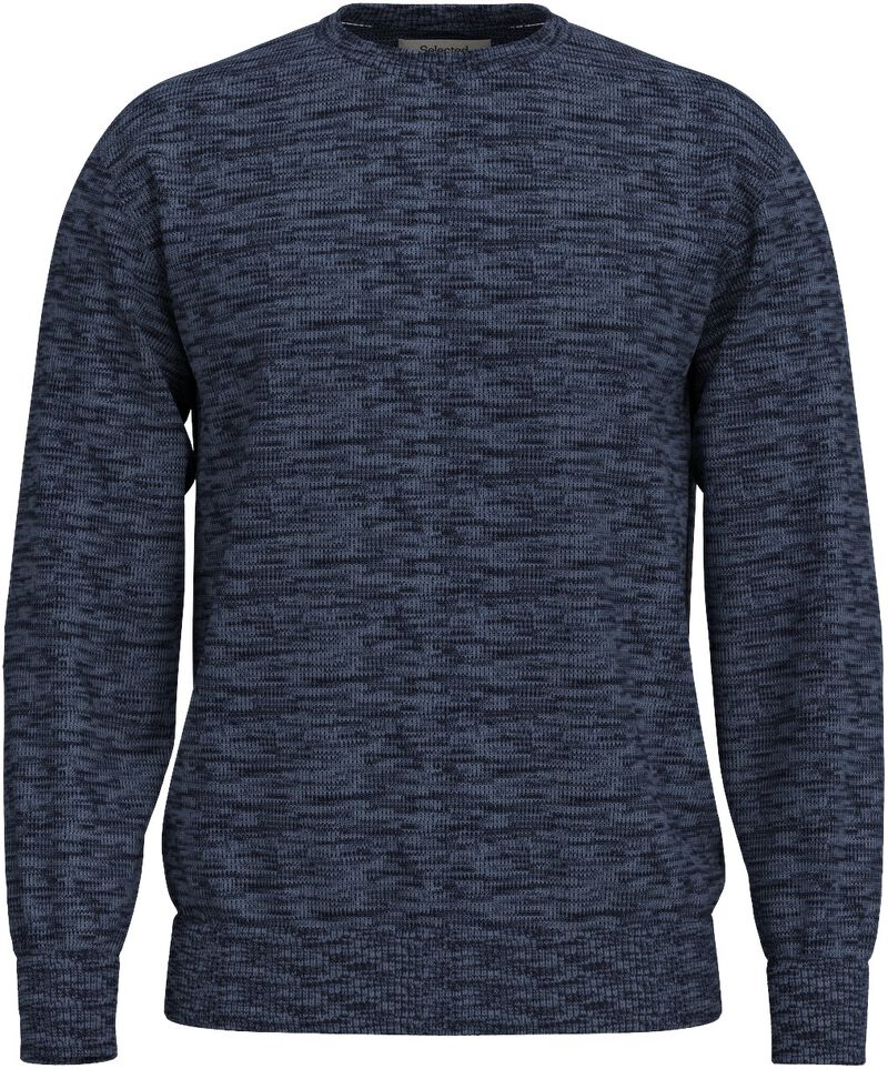 Slhdane Ls Knit Structure Crew Neck