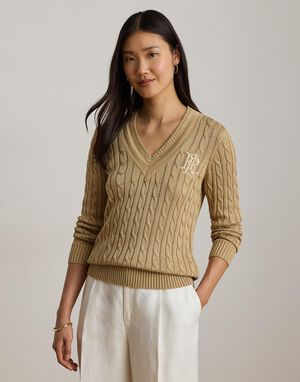 Cable-Knit Cricket Sweater