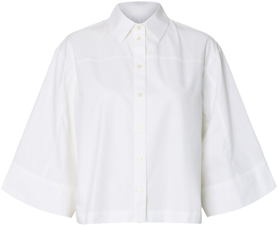 SLFESTER RELAXED 3/4 CROPPED SHIRT