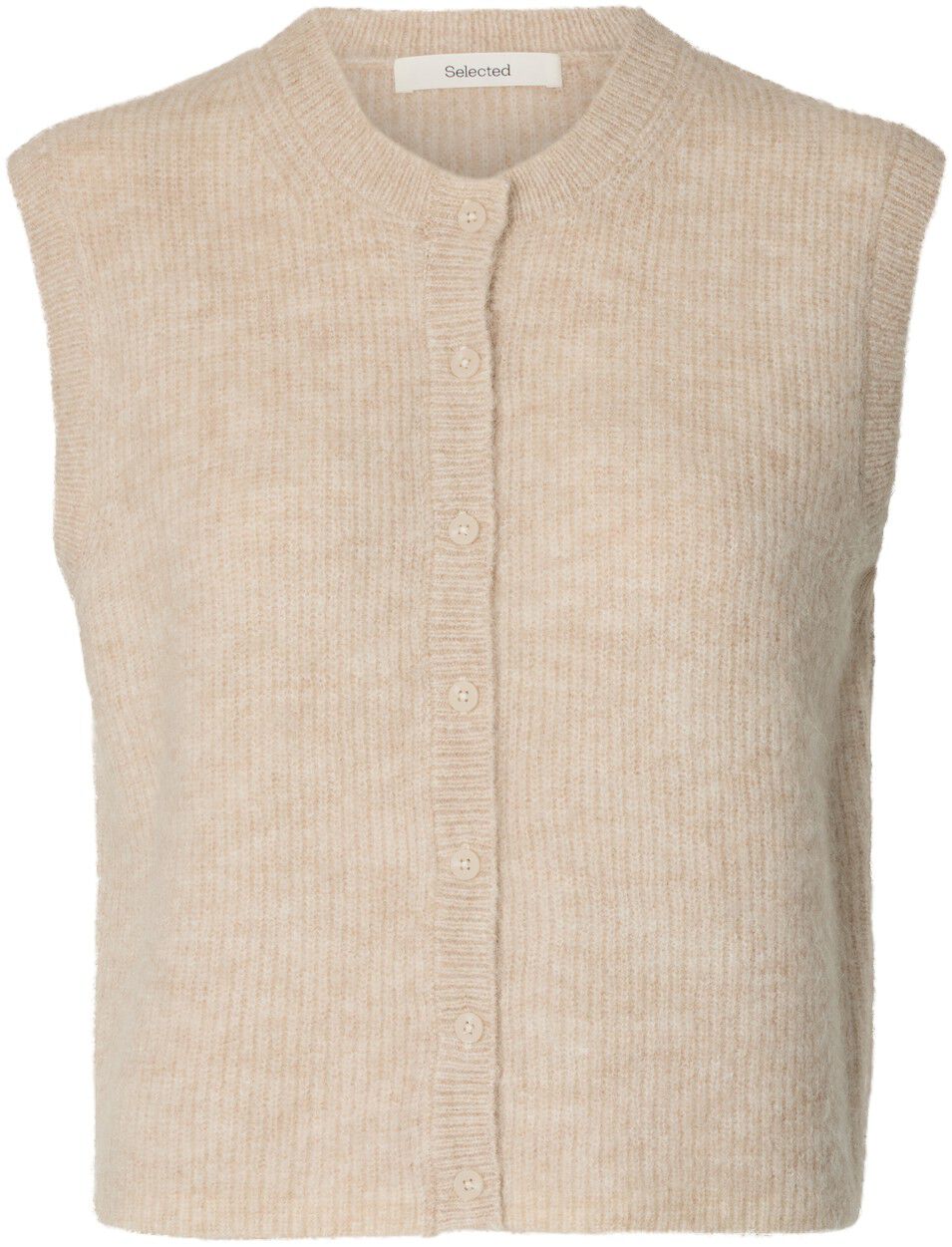 SLFLULU SL BUTTON O-NECK VEST NOOS