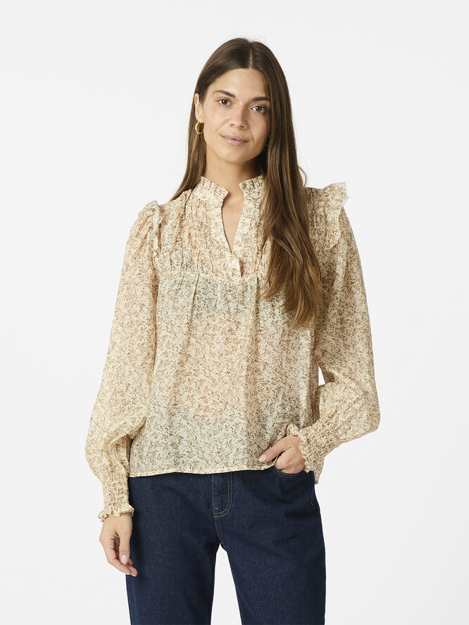 Selfina Graphic Flower Blouse