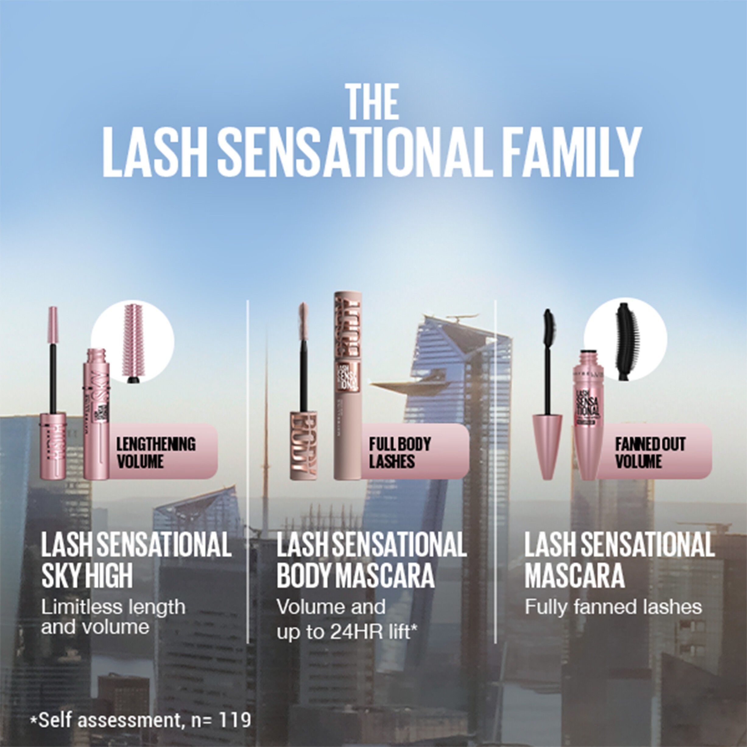 Lash Sensational Body Waterproof Mascara