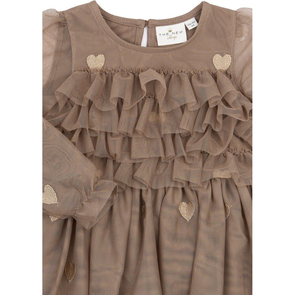 Tnstyna L_S Mesh Dress