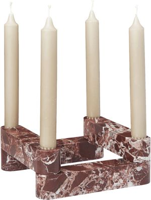 Newel Modular Candle Holder - Set of 4 - Rosso