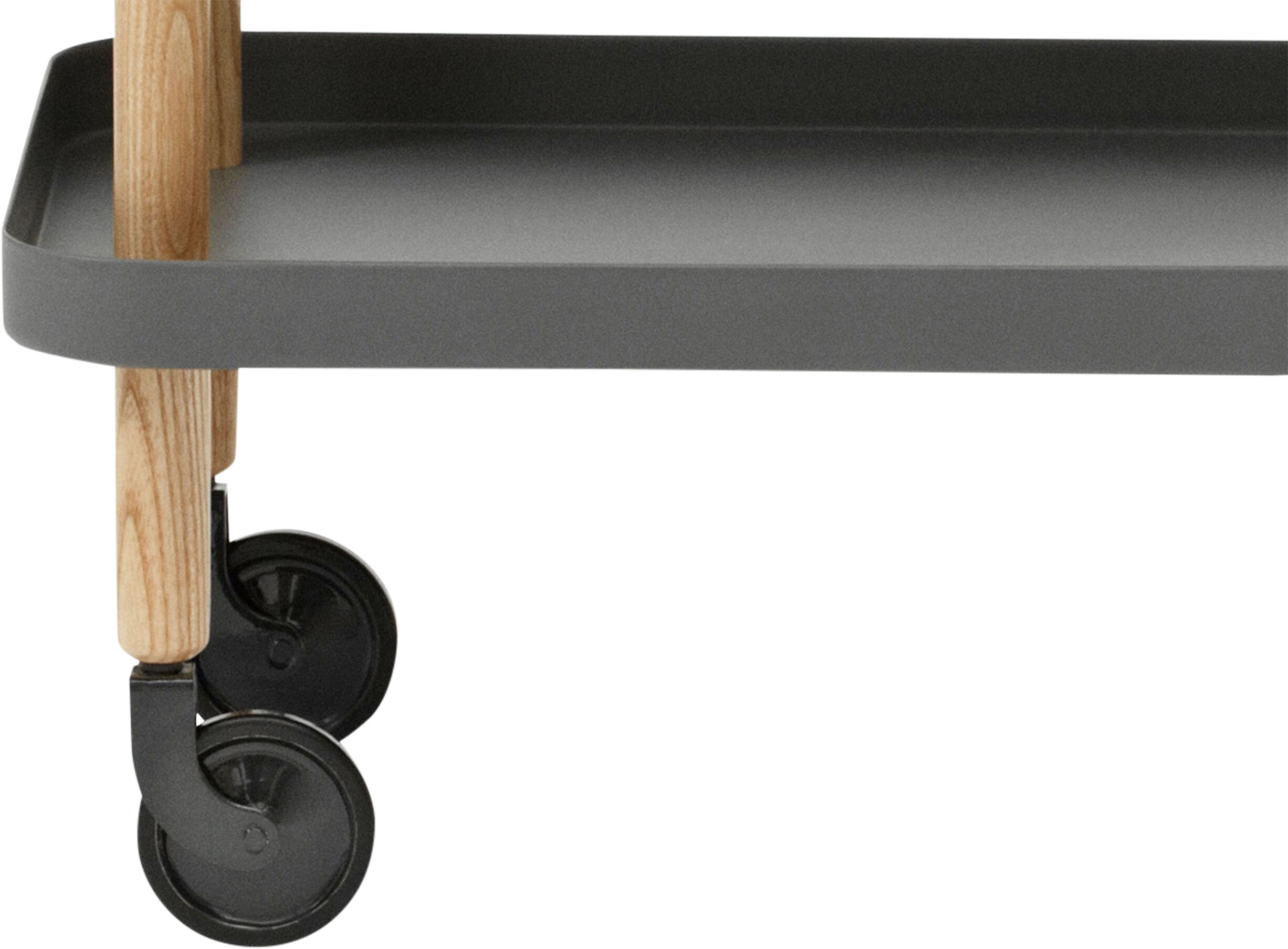 Block bord m&oslash;rkgr&aring;